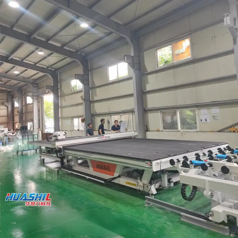 CNC shaped glass cutting machine 