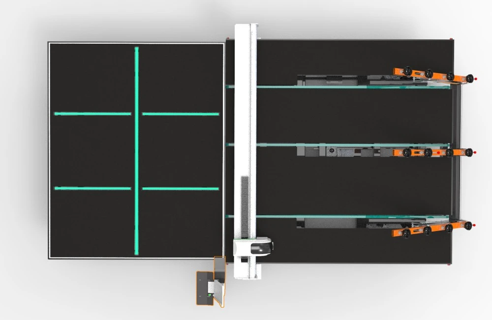  CNC shaped glass cutting machines 