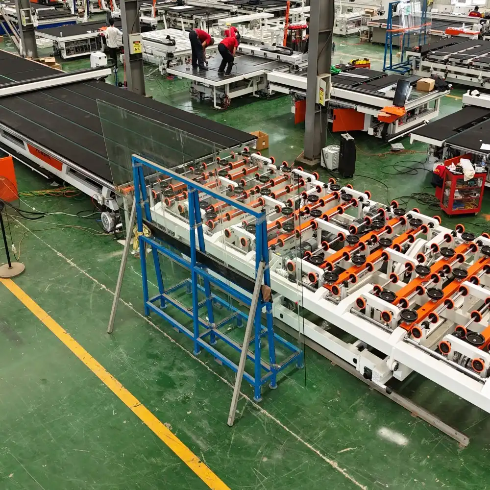 Low-E glass edge deletion machine