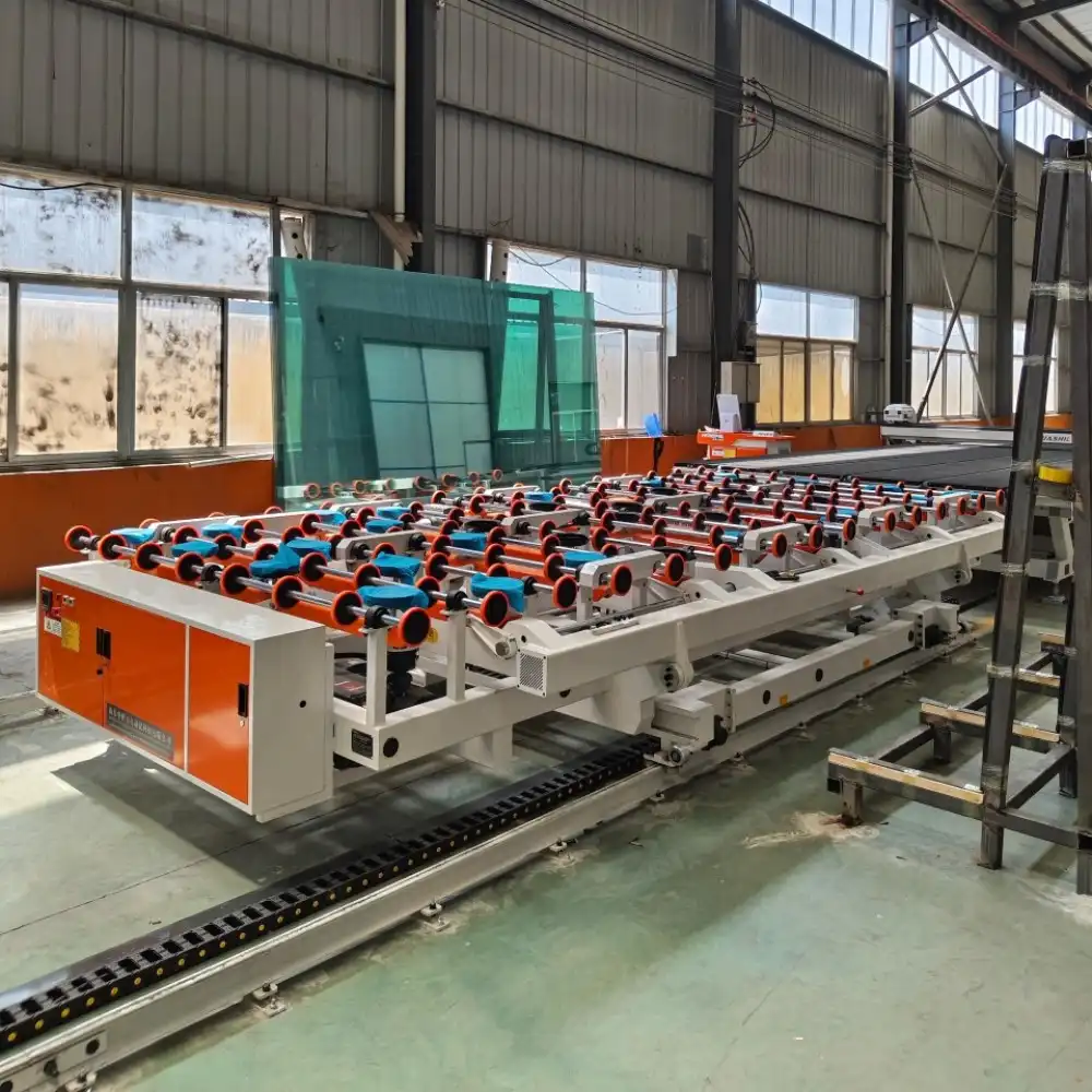 Low-E glass edge deletion machine