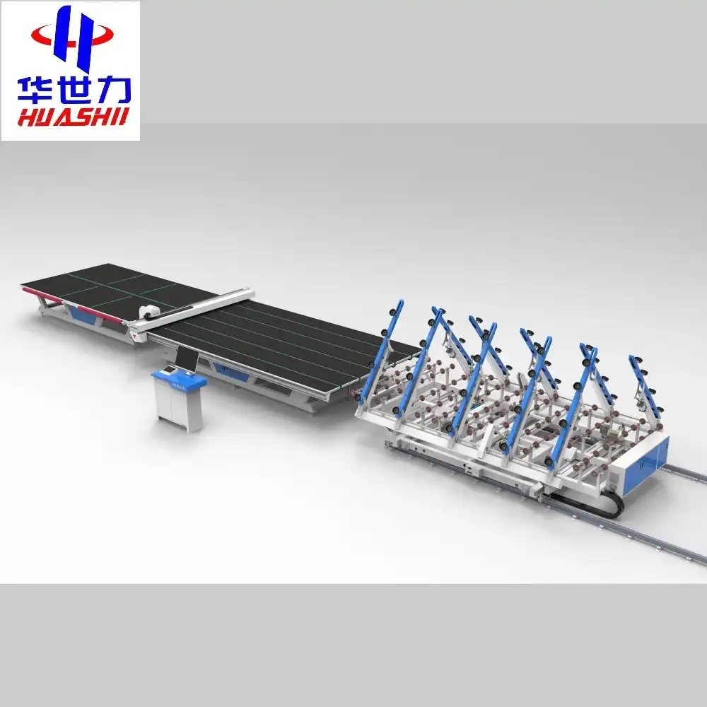 Auto glass cutting line machines 