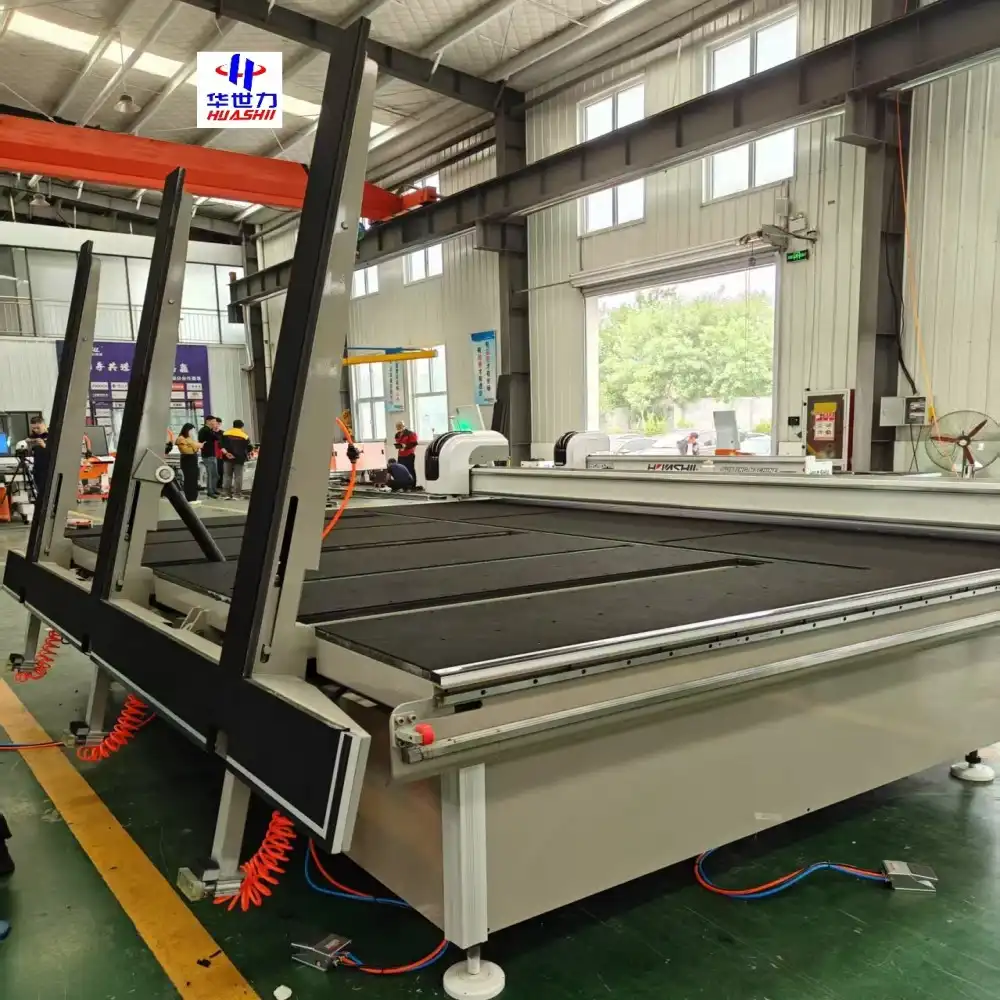 manual glass loading machine