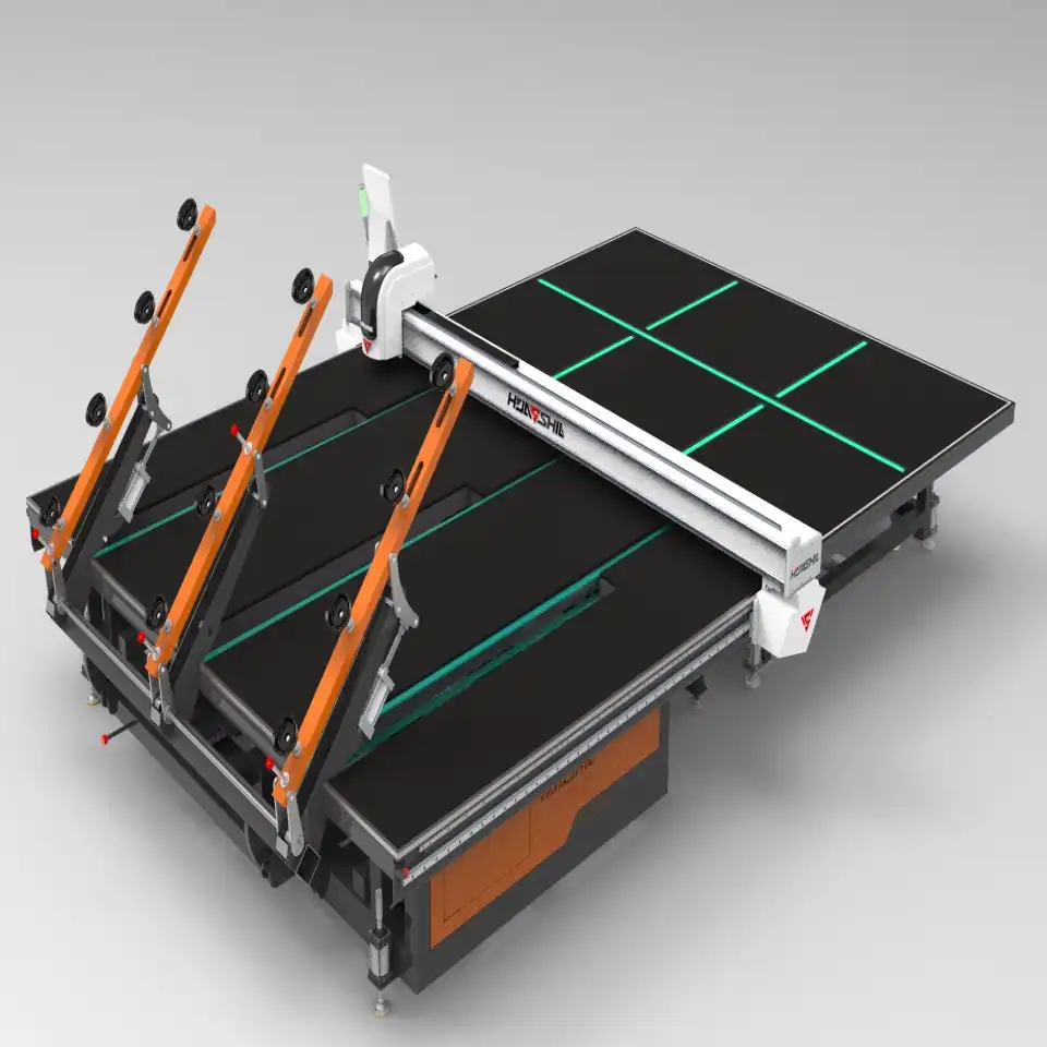 Glass cutting tables