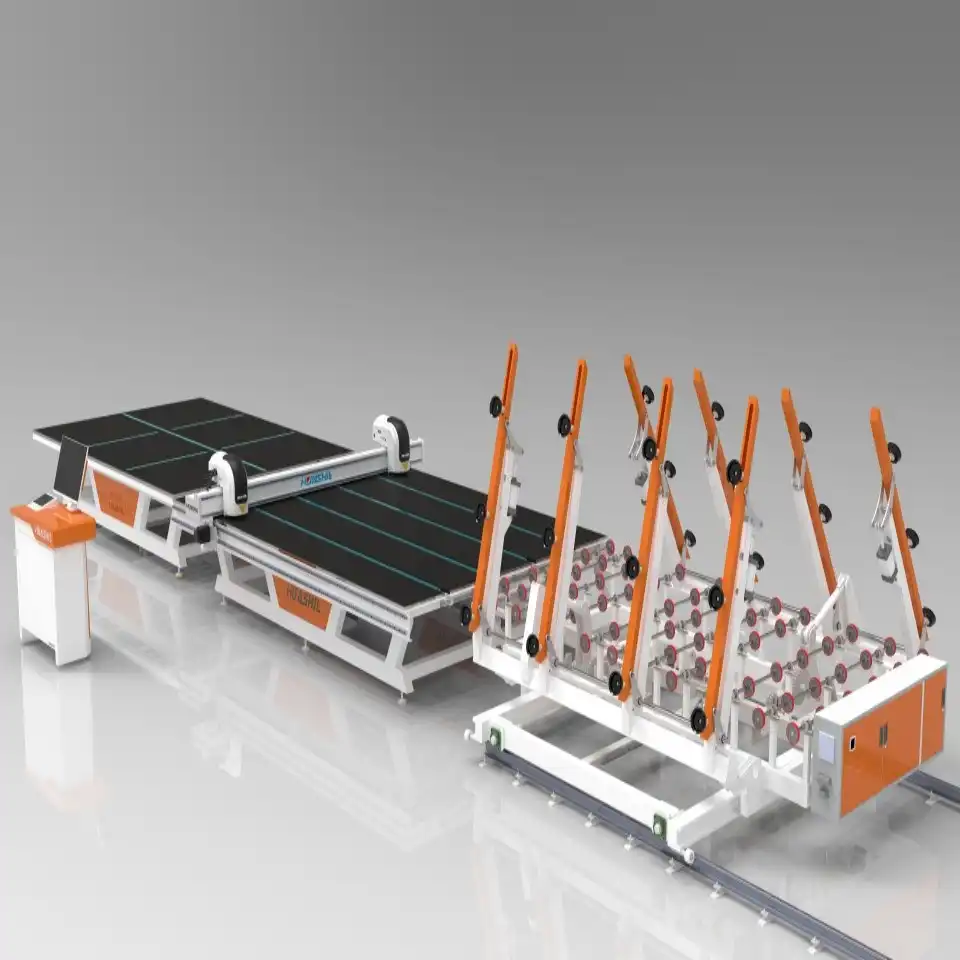 mirror loading and cutting machines