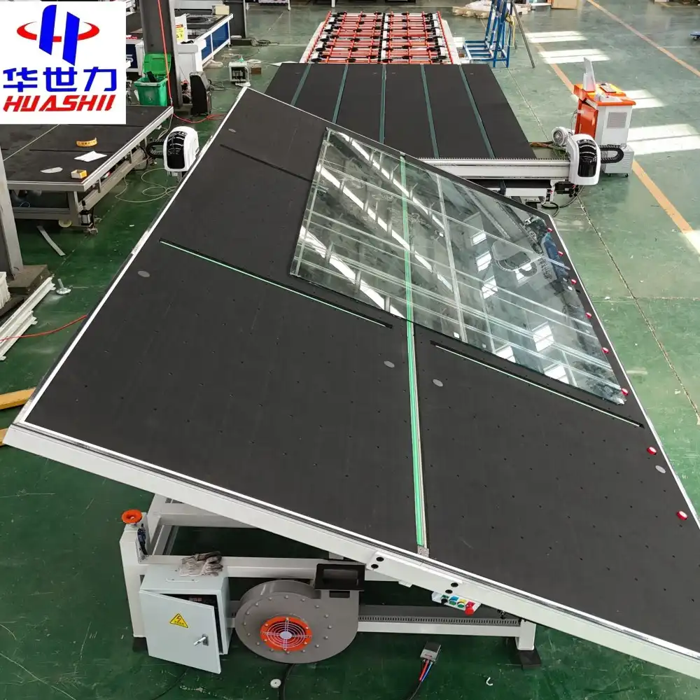 Integrated glass cutting machines 