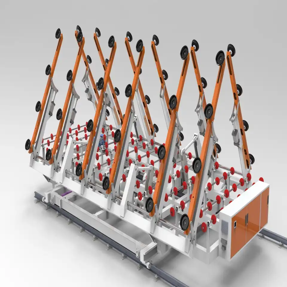 Integrated glass cutting machines 