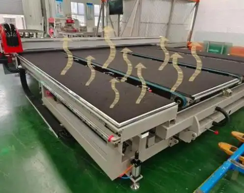 glass cutting table machines