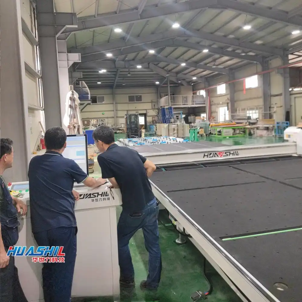 Auto glass cutting line machines