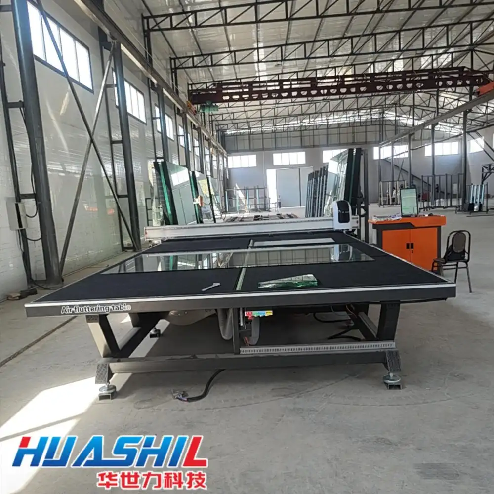 Automatic shaped glass cutting machine