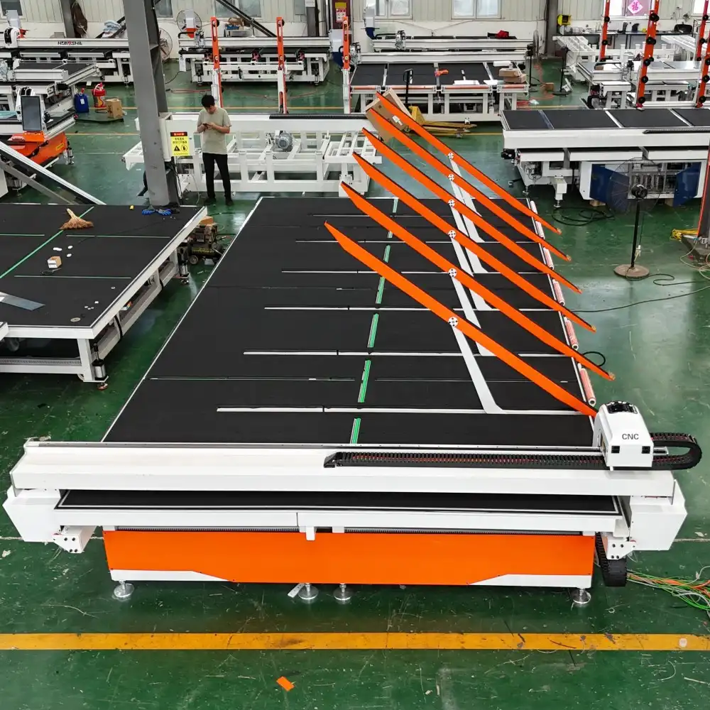 automatic glass cutting line for low-e glass