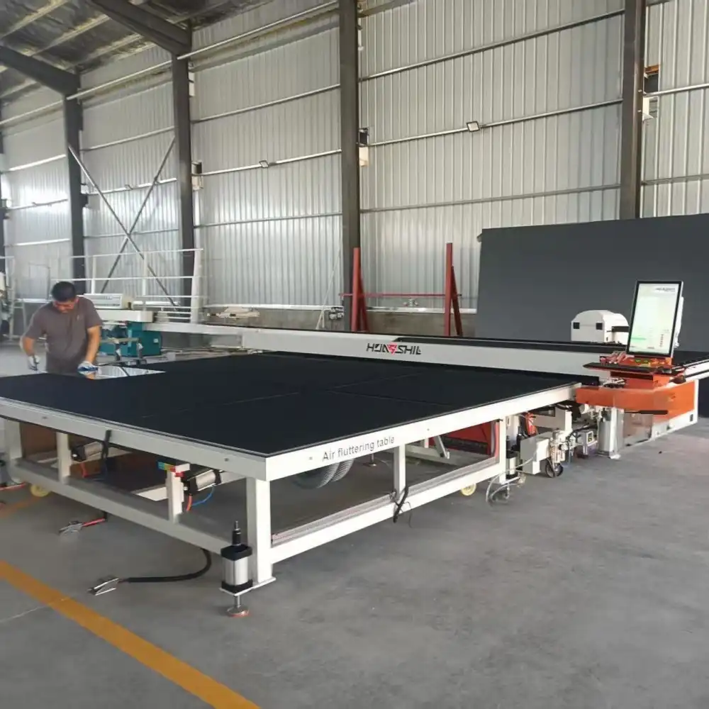 automatic double glass processing machine