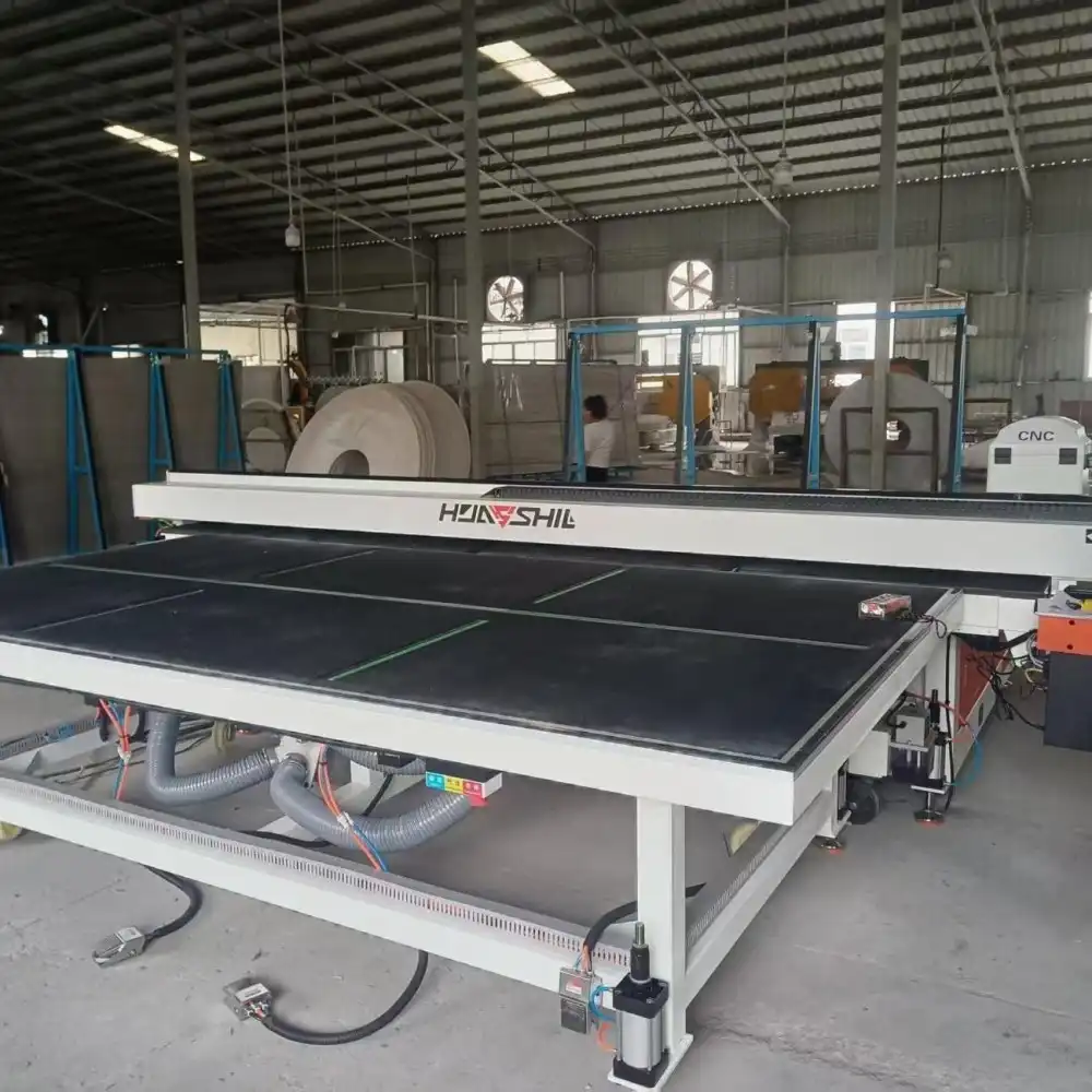 glass transport table line