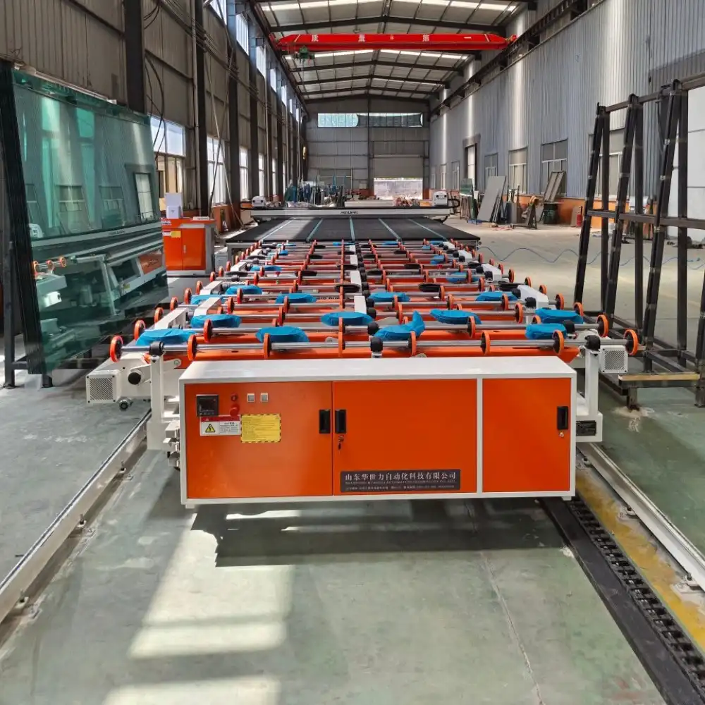 How does a mobile glass cutting machine improve efficiency?