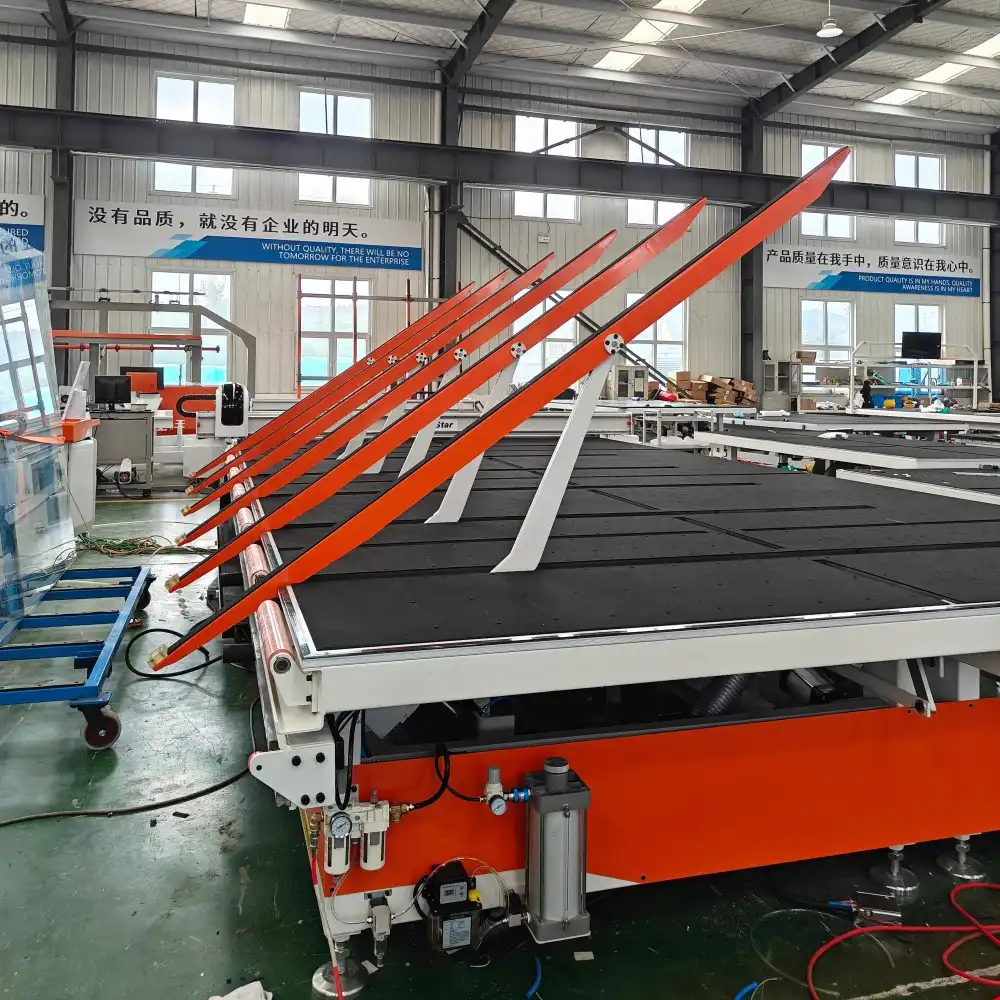 Components clau d'una línia de tall de vidre CNC d'alta velocitat